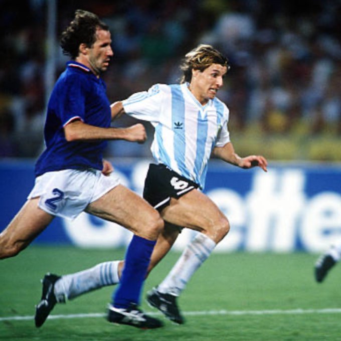 【老照片】 世界杯 Baresi 🆚 Caniggia, Italia '90