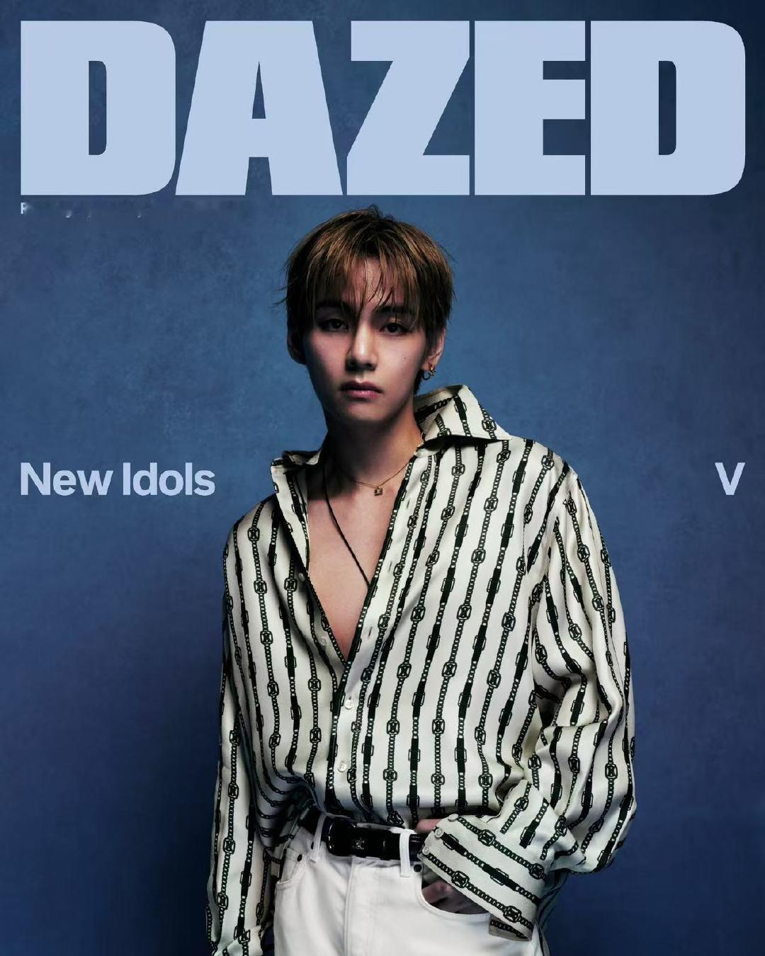 金泰亨母版DAZED秋季刊金泰亨DAZED秋季刊封面帅成啥了[点赞][点赞] ​
