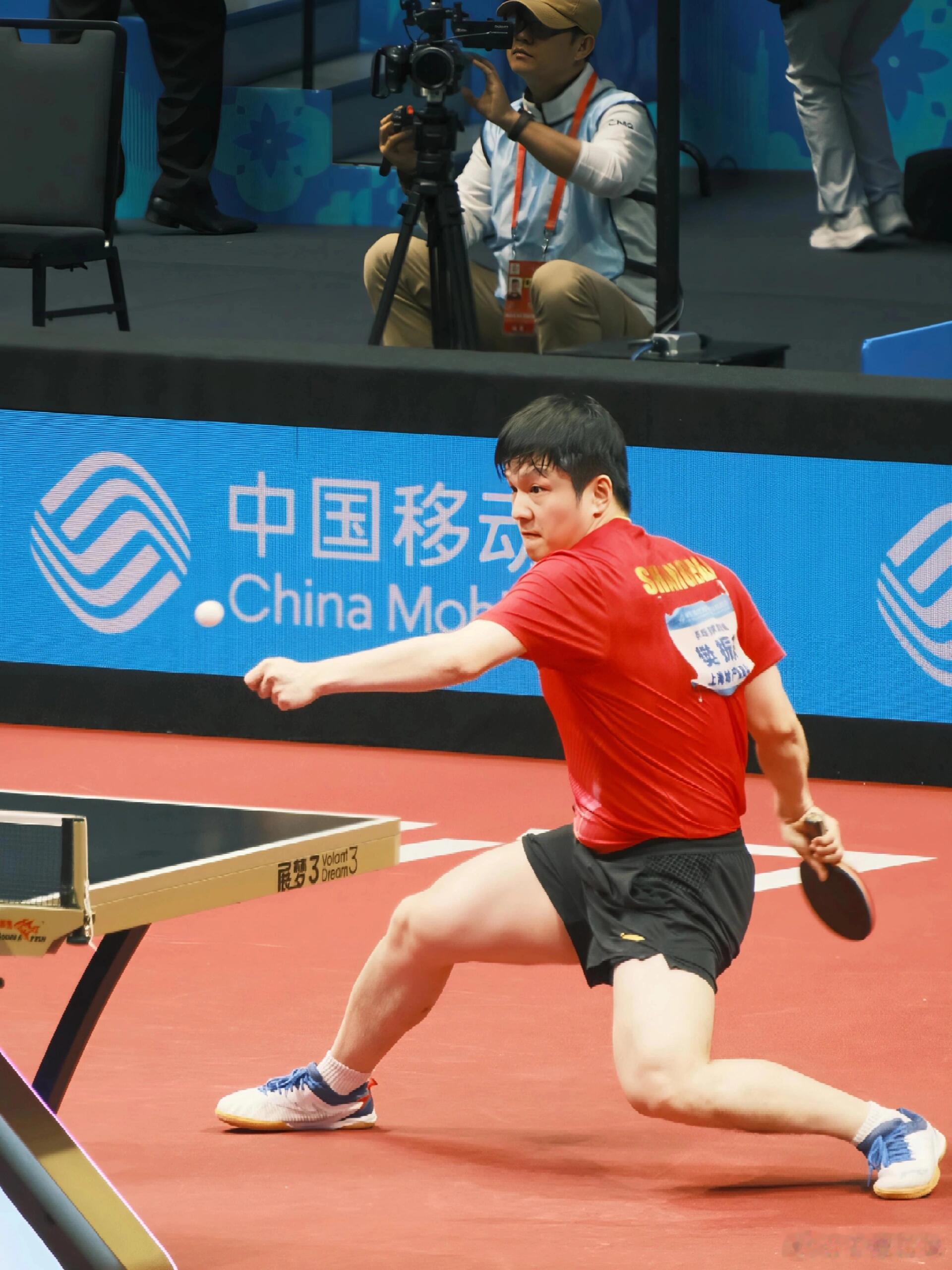 祝贺你再一次横扫千军，赛场上的樊振东真的超霸气 