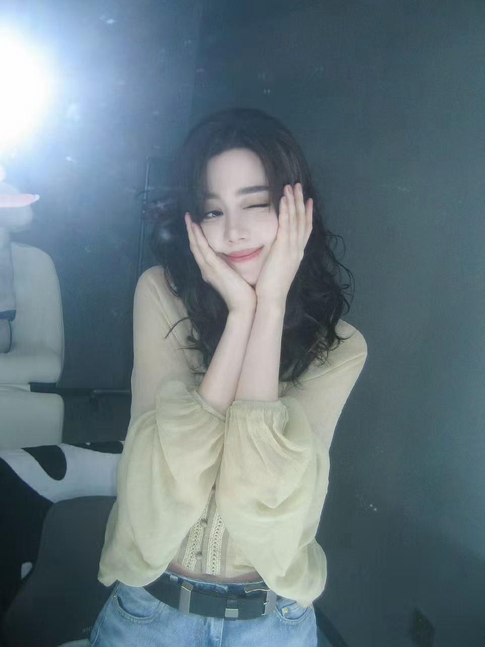 迪丽热巴捧脸杀的姐姐🆘姐姐姐姐 是我的姐姐🥰🥰~~迪丽热巴捧脸杀wink 