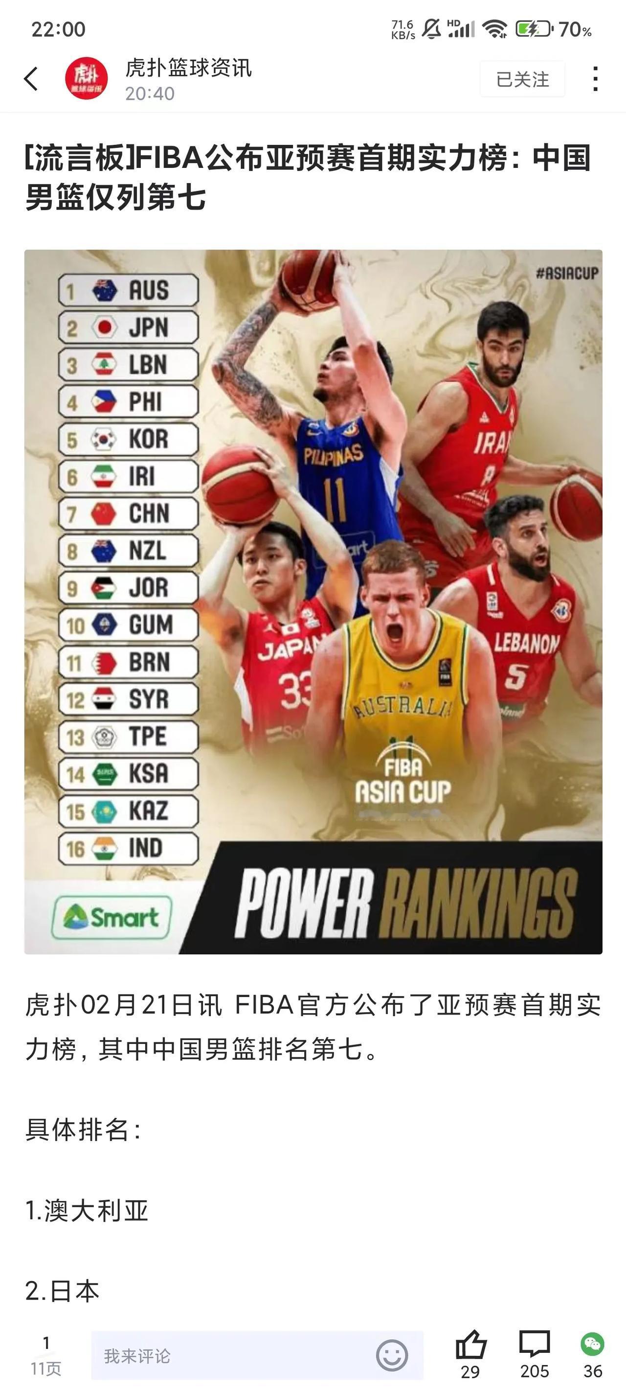 中国男篮在亚洲的实力排行榜，确实是史无前例的低。
以前在亚洲范围内，大洋洲还没包