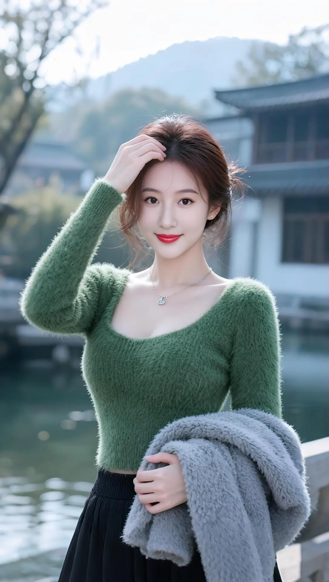 AI柔美丰韵写真 ai创作