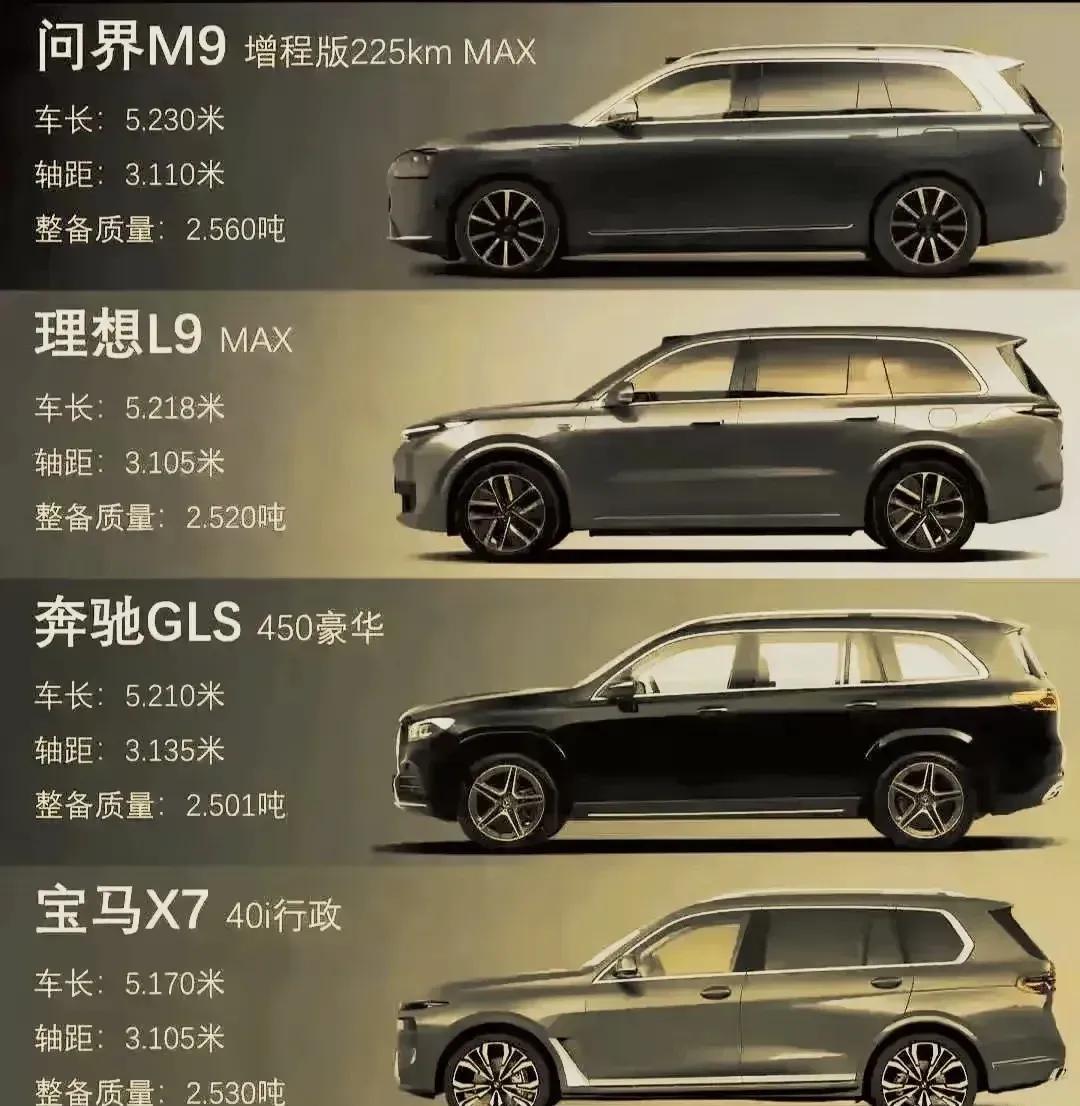 如果给你100万
5秒钟内做出选择
1:问界M9
2:理想L9 max
3:奔驰