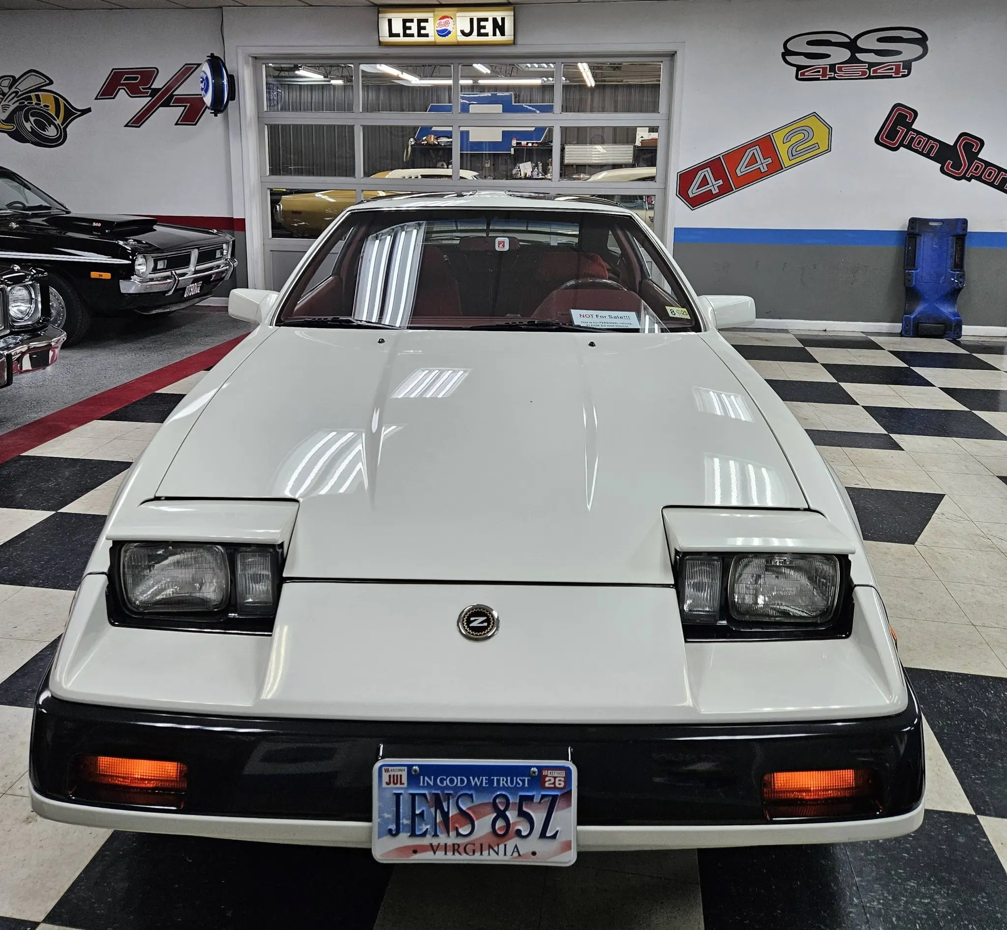 白色淑女Z。    1985 NISSAN 300 ZX 2+2