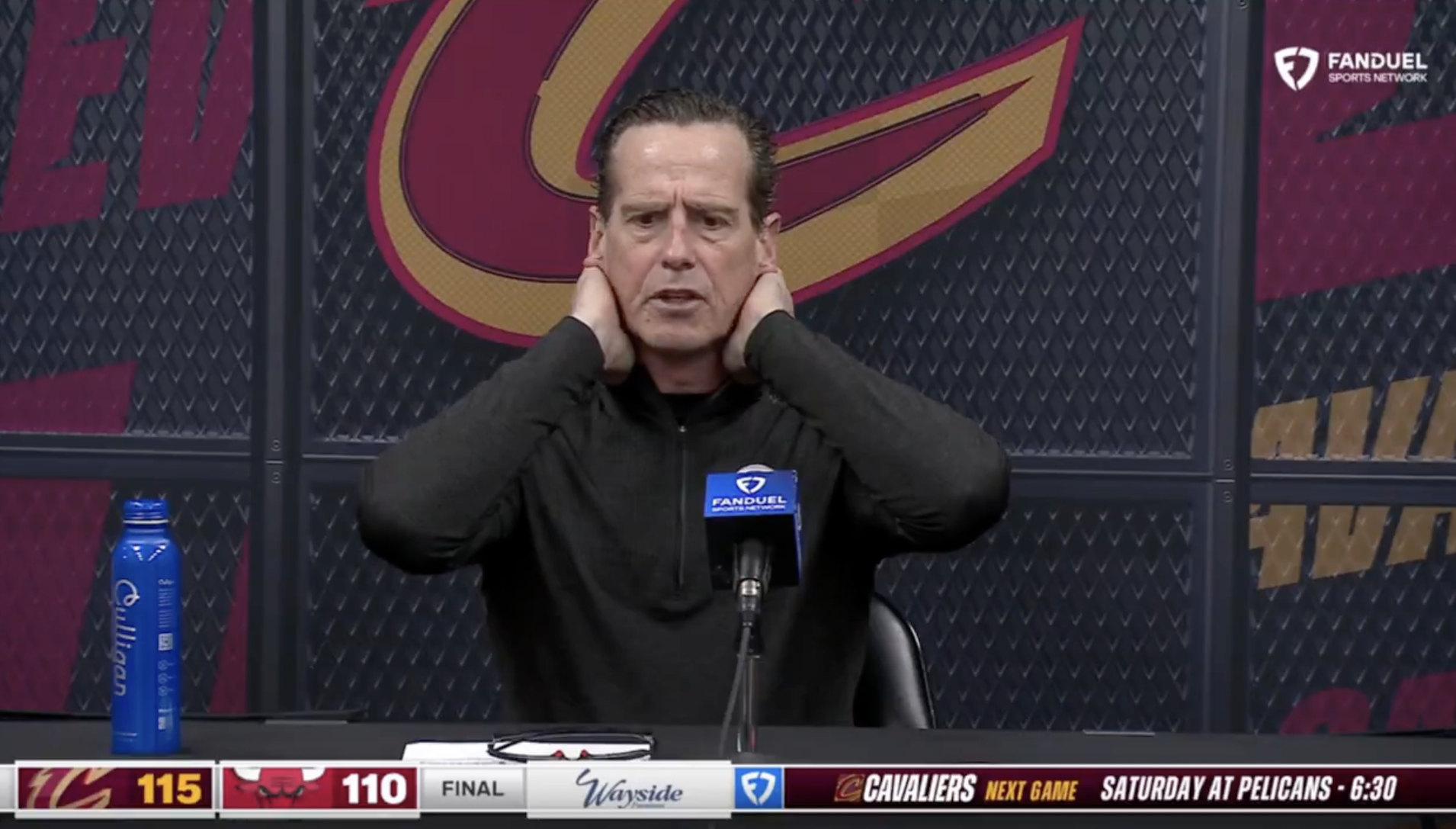 上半场的骑士队像附加赛球队。下半场的骑士和第四节的骑士像什么？热火vs骑士