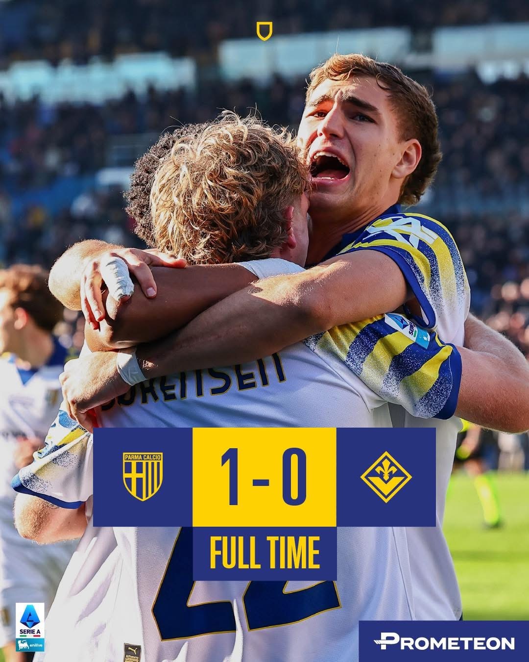 蘇連遜頭槌入波，搵到個人第一個意甲入波。守門員哥維（Edoardo Corvi）