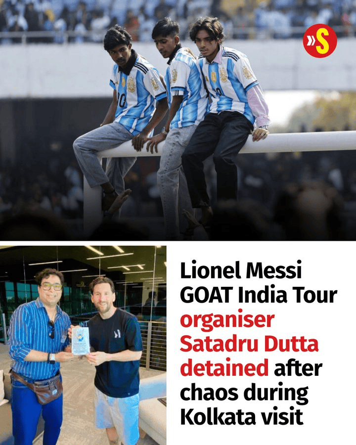 梅西印度行加尔各答警察局长拉吉夫·库马尔表示：梅西2025年印度巡回赛组织者萨塔