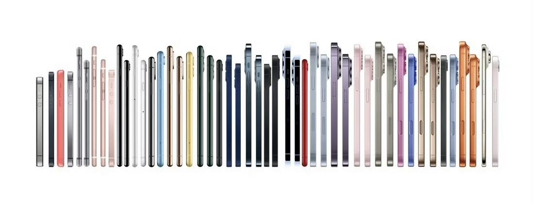 库克担任苹果CEO的15年，总共发布了48款iPhone，从iPhone 4S到