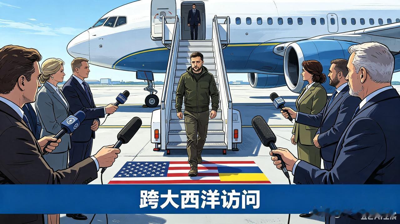 特朗普当选后，泽连斯基的第四次专程看望特朗普，这个司机为了国家，也是不劳辛苦。