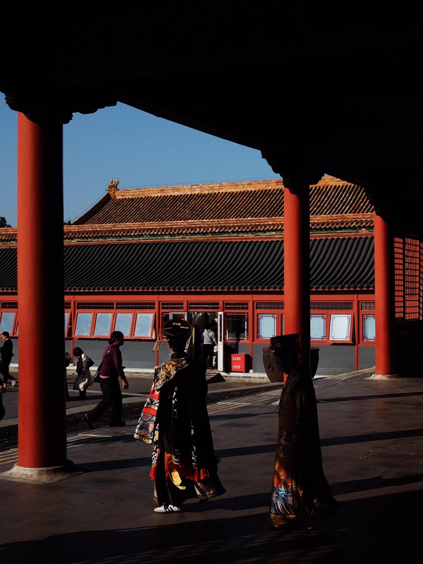 中式氛围。故宫