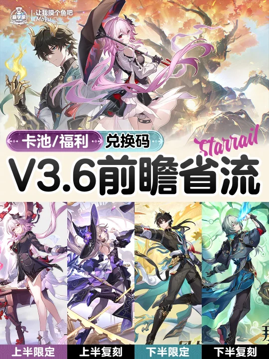 星铁V3.6前瞻福利资讯省流版汇总