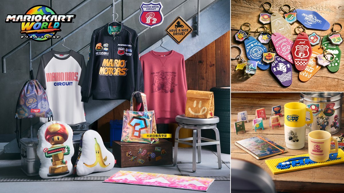 【《马车：世界》主题周边将在任天堂直营店发售】任天堂宣布《马力欧卡丁车：世界》主