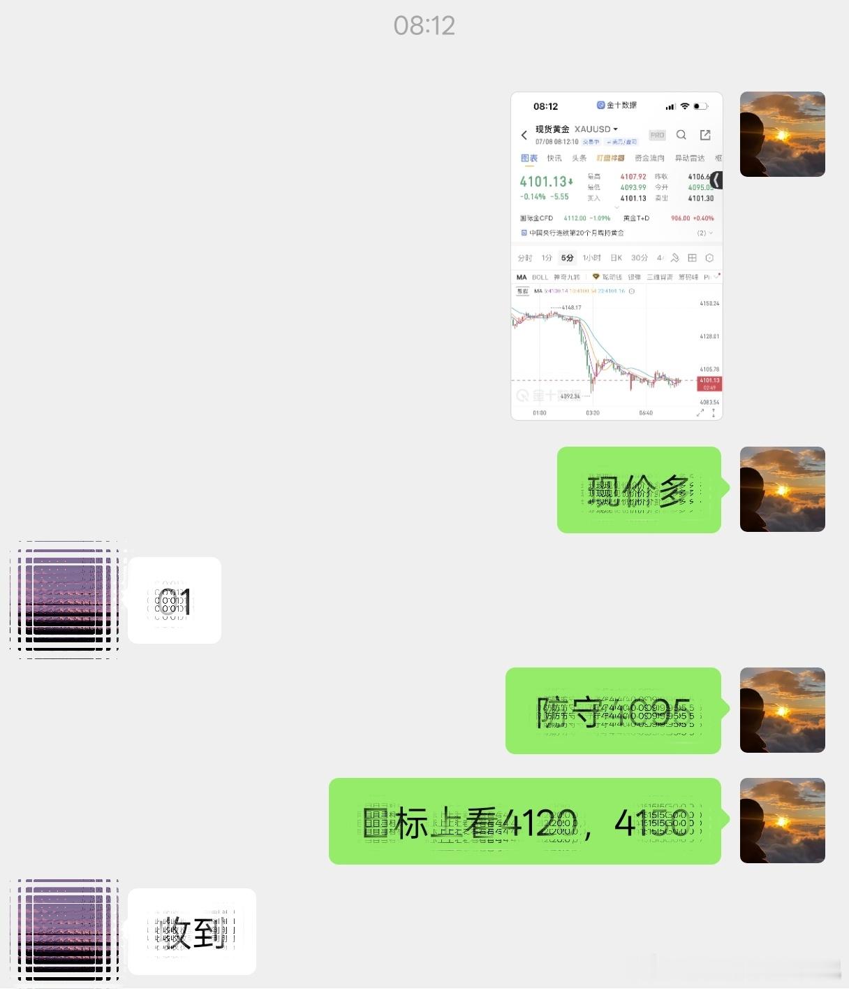黄金首胜达成！4100附近果断进场多，4125附近止盈，洛带20点，看准方向，别