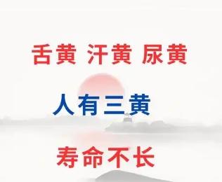 老中医说“人有三黄，寿命不长”！一个绝招，帮你改善！

1、舌苔黄——胃火旺（清