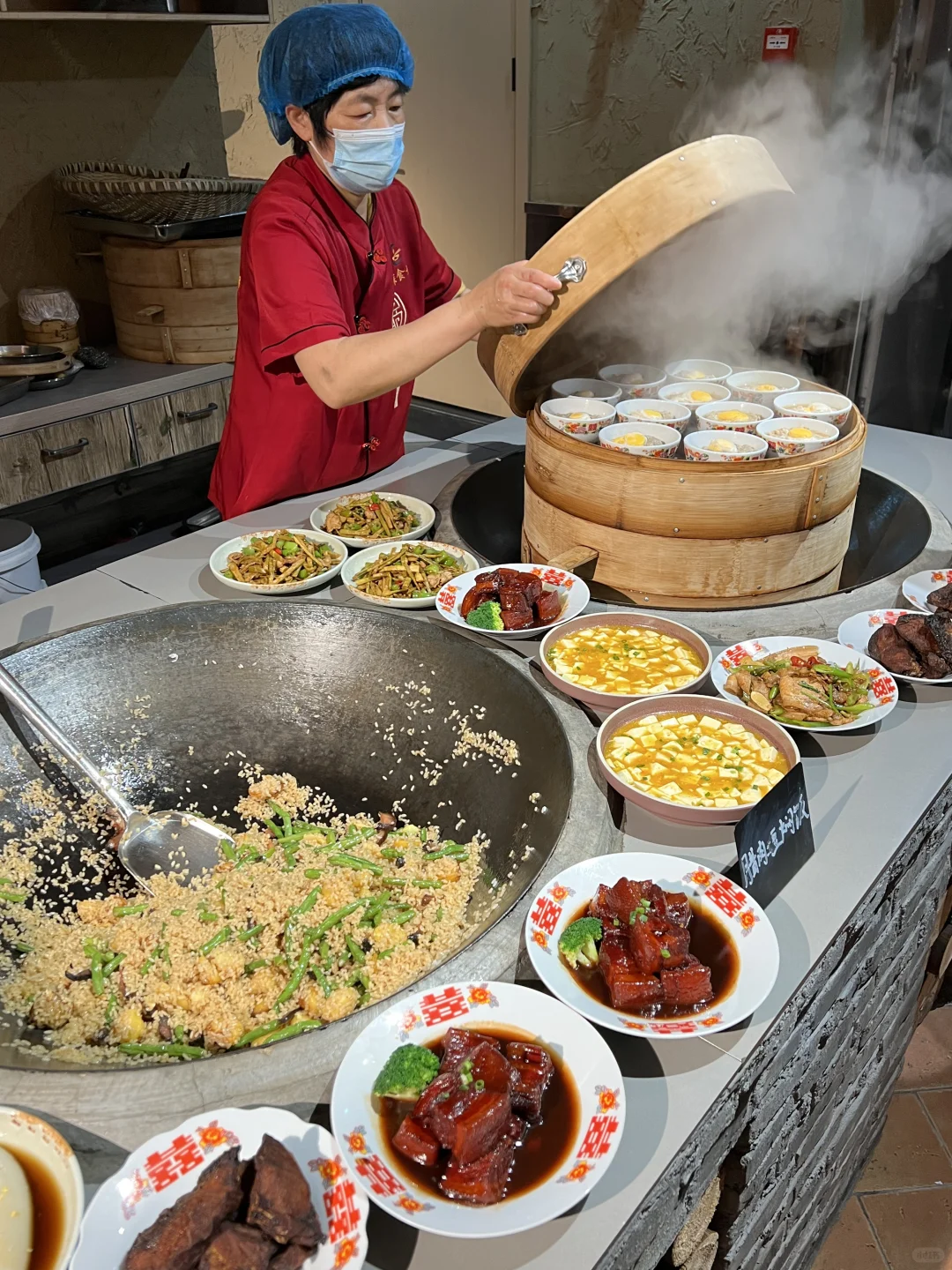 （在苏州）土灶台烧出来的菜给我香晕了！！😭😭