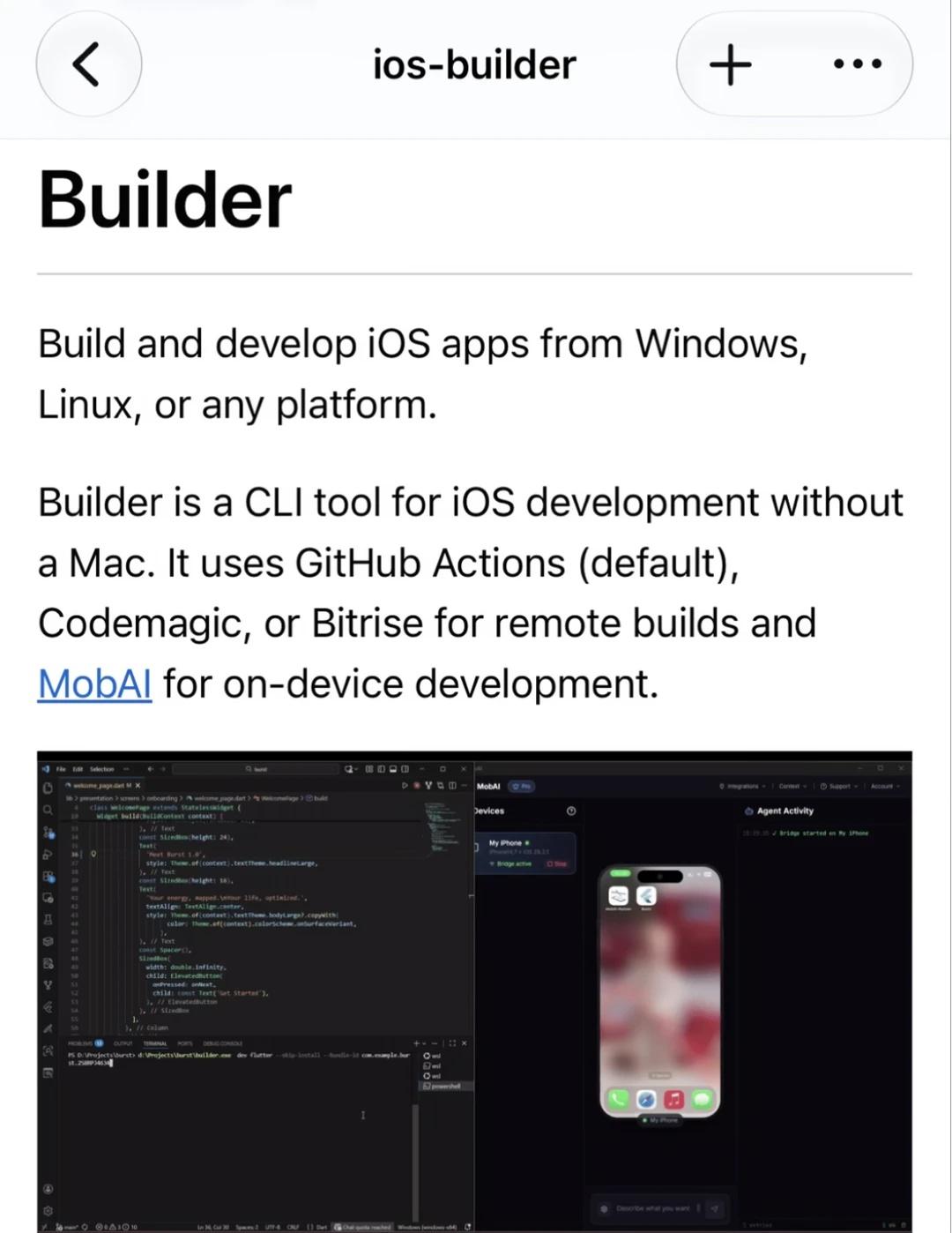 没有Mac也能做iOS APP了
看到一个挺有意思的开源项目：ios-build