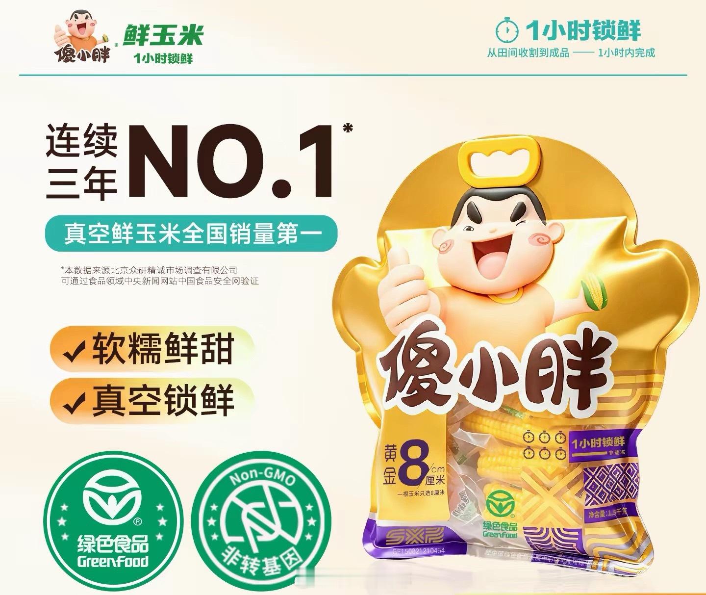 推荐两个我老家的好玉米🌽给我妈买过很多次一个是傻小胖，一个是三胖蛋，都是黄甜糯