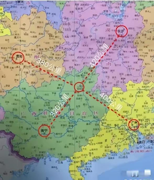 桂林这么好的区域区位优势为啥没有形成一个区域性铁路枢纽或者全国性高铁枢纽，这个位