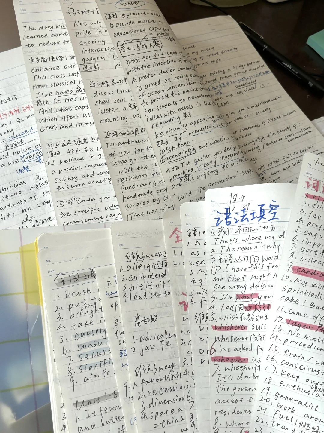 高考英语134｜我的纠错本➕单词本➕作文素材