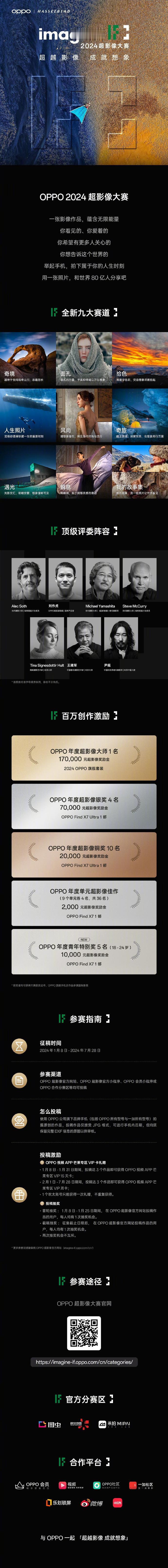 OPPO超影像大赛已经开启了，今年赛道更多，奖金依旧非常丰厚。
对于喜欢手机摄影