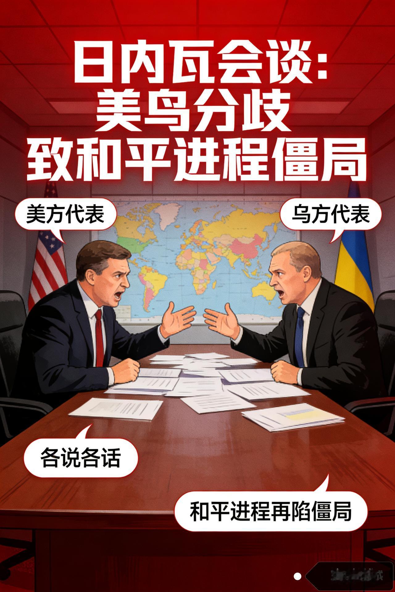 当场翻脸！日内瓦会谈美乌各说各话，俄乌和平进程再陷僵局
 
据新加坡《联合早报》