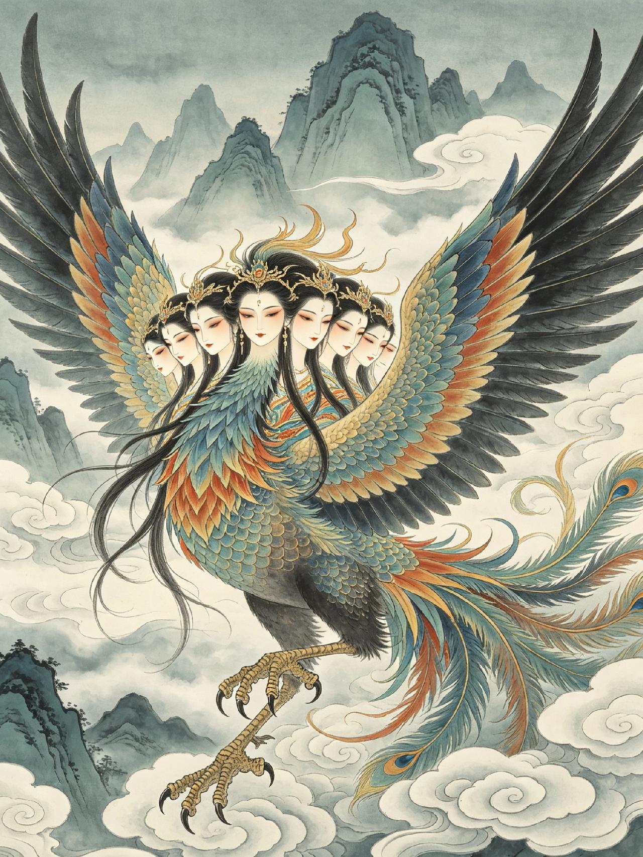 。
 
一、文化源头：楚地“九凤”图腾
 《山海经》原型：九头鸟最早是九凤，《山