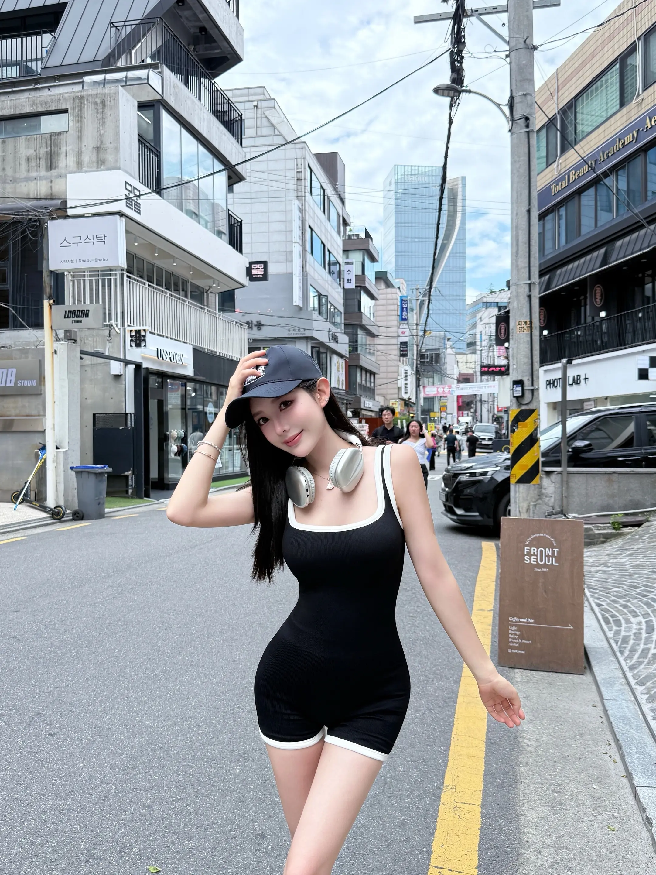 当一天韩国欧尼。