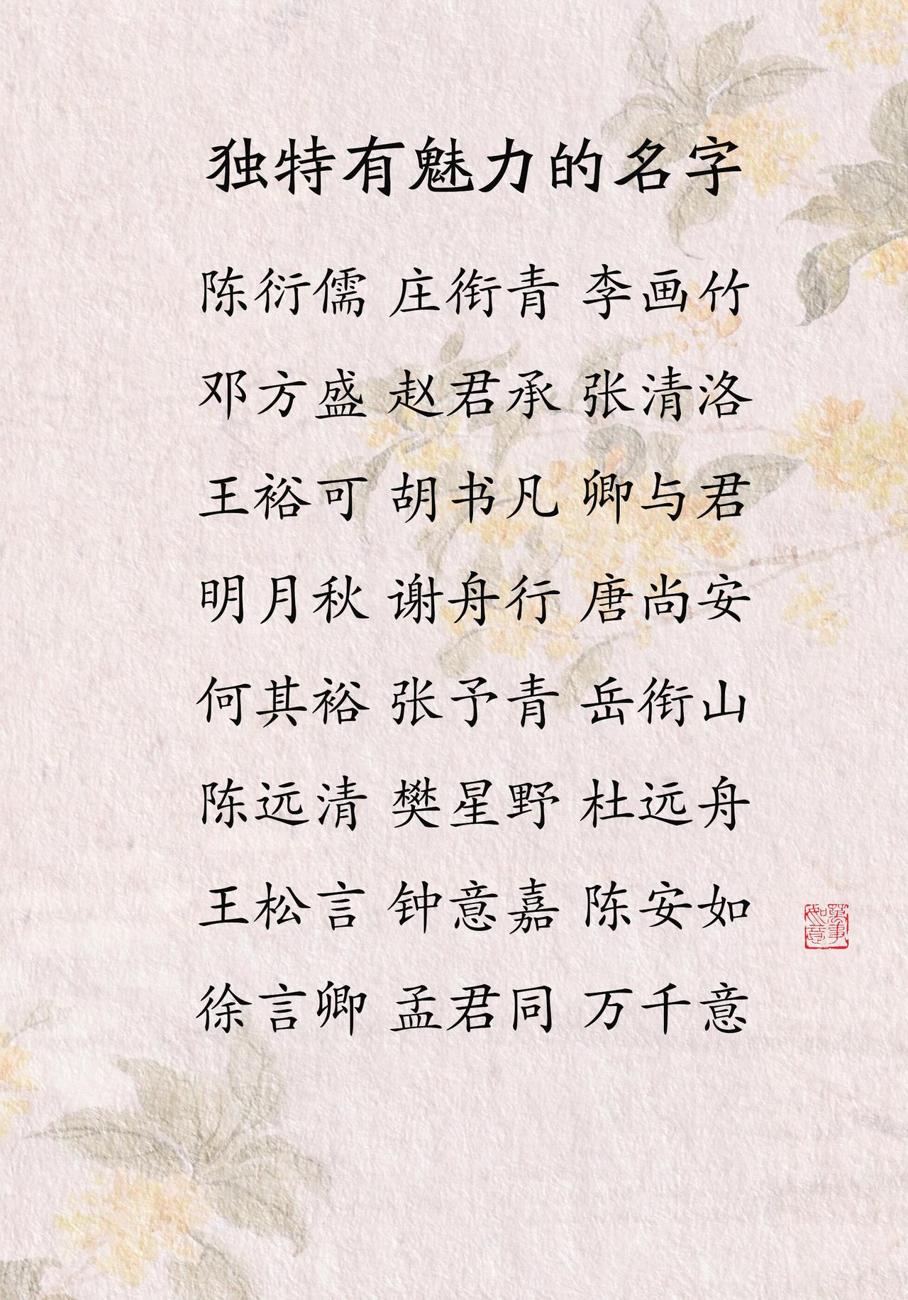 134个独特有魅力的好名字，神采奕奕的男孩名，清雅如兰的女孩名新生儿 育儿经 