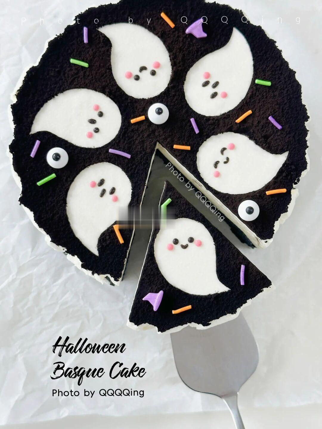 🎃万圣节特辑|👻幽灵巴斯克🖤双重口感