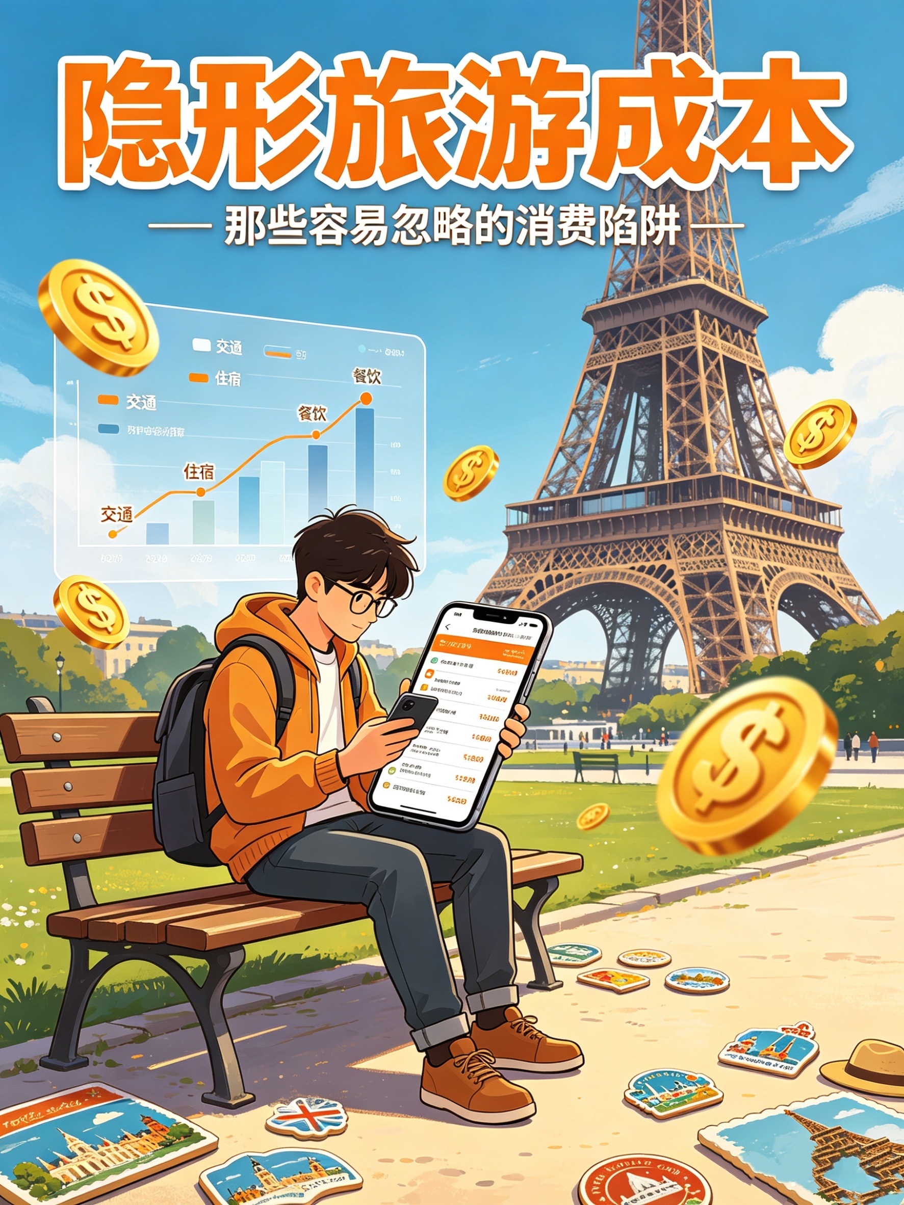 隐形旅游成本微博旅行ING出行总以为算清了机票酒店，却忽略了藏在旅途里的额外开销