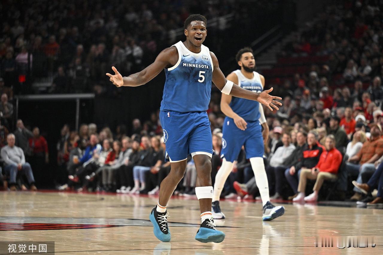 [NBA]森林狼擒开拓者四连胜  爱德华兹34+7唐斯23+8
北京时间2月16
