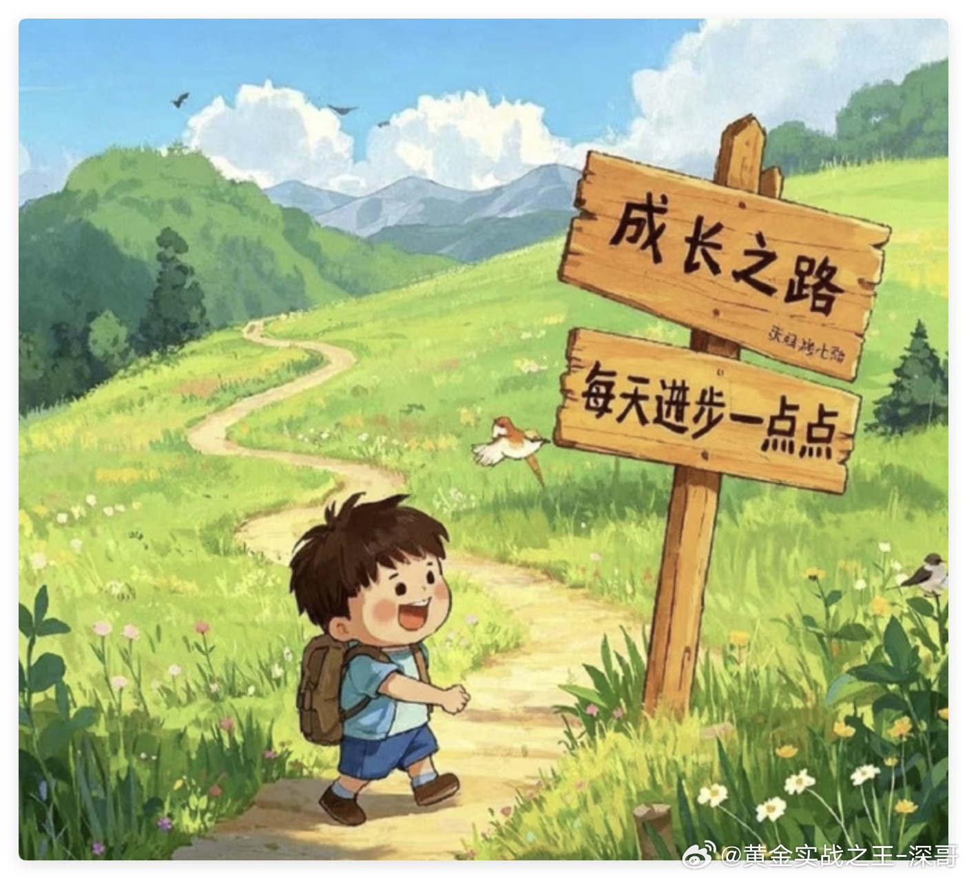 周末愉快！☀️☀️越来越多朋友加入深哥队伍同行，心里不仅暖洋洋的，更多的是一份责