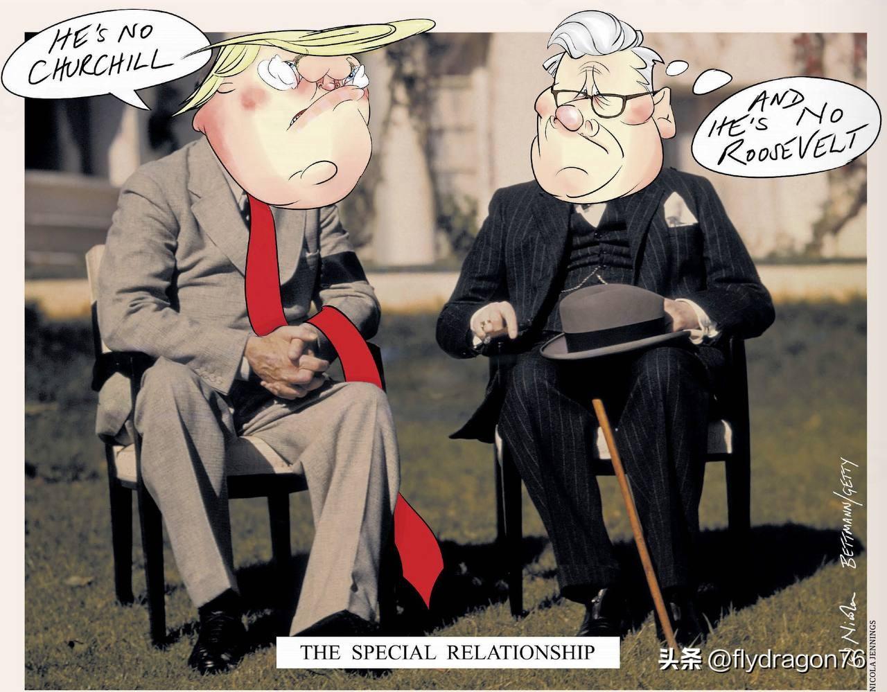 🇺🇸🇬🇧特朗普称斯塔默不是丘吉尔之后，英国媒体开始将特朗普与罗斯福进行比