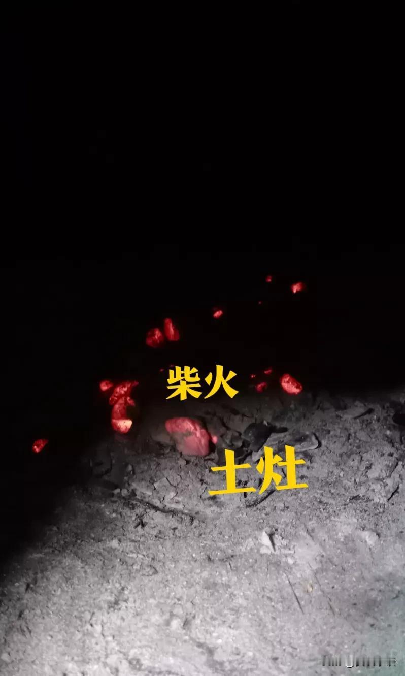 今天做完中午饭，看灶堂里还有一些火子，就去地里挖了几个红薯，放入灶堂里，用热灰捂