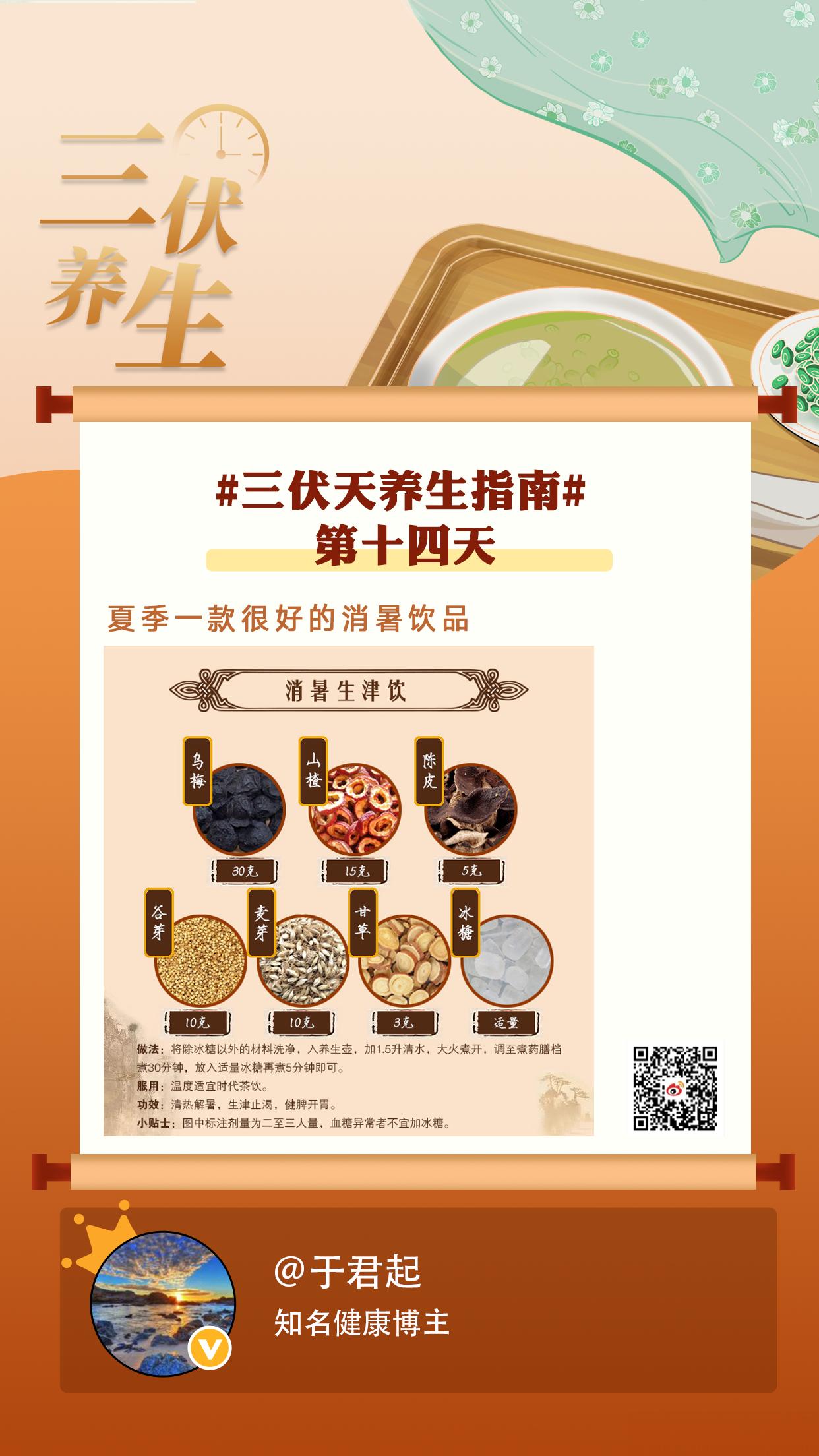 三伏第十四天 #三伏天养生指南#【夏季消暑饮品】分享三伏天养生知识，让这40天事