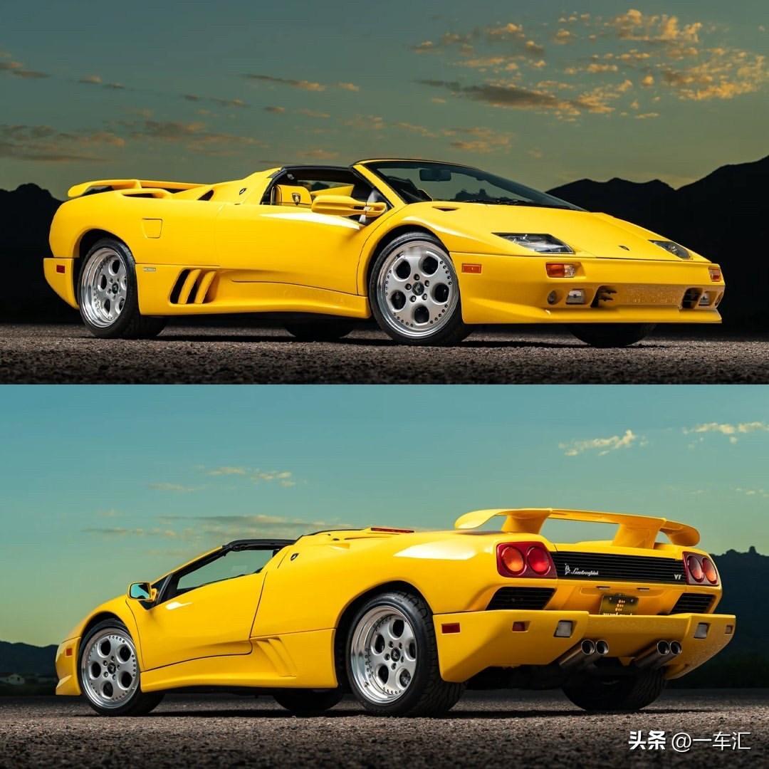 1999年的兰博基尼 Diablo VT Roadster不是温柔的敞篷，它是D