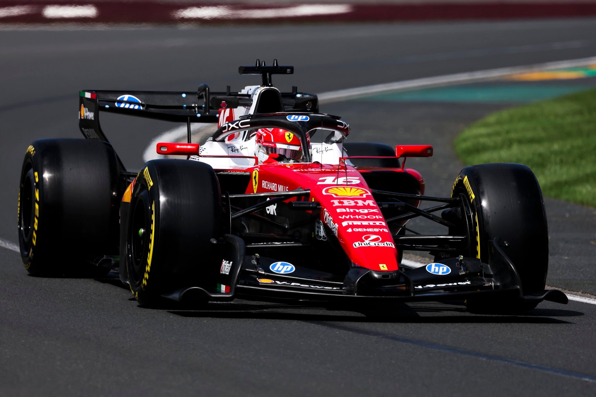 法拉利车队在2026赛季F1揭幕站澳大利亚🇦🇺大奖赛 取得FP1的全场第一和