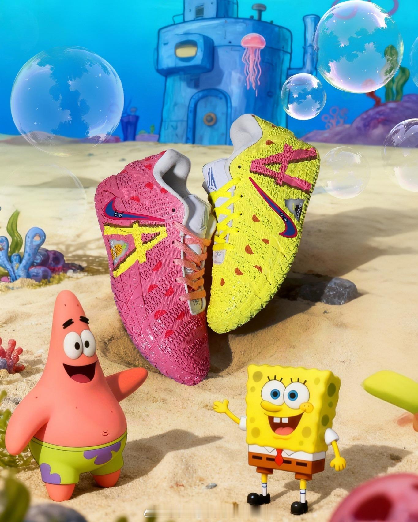 莫兰特Nike Ja 3 海绵宝宝配色！莫兰特莫兰特三代热爱篮不住