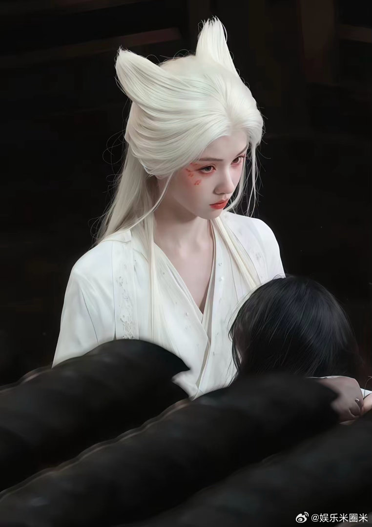 月鳞绮纪仿妆 这次仿了剧中少年将军妆！剑眉锋利，眼妆偏冷调，唇色用了哑光棕，英气