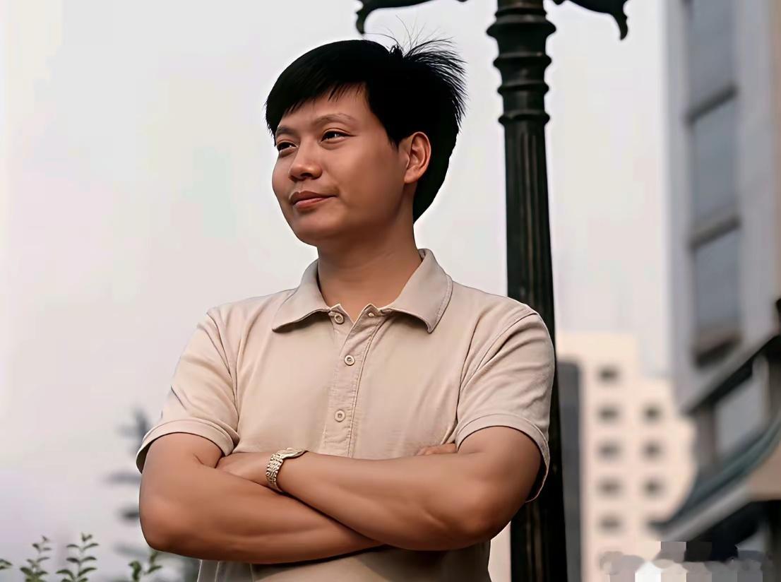 这是 1995 年的雷军，那时他 26 岁。要是能回到 95 年，你会想跟他说啥