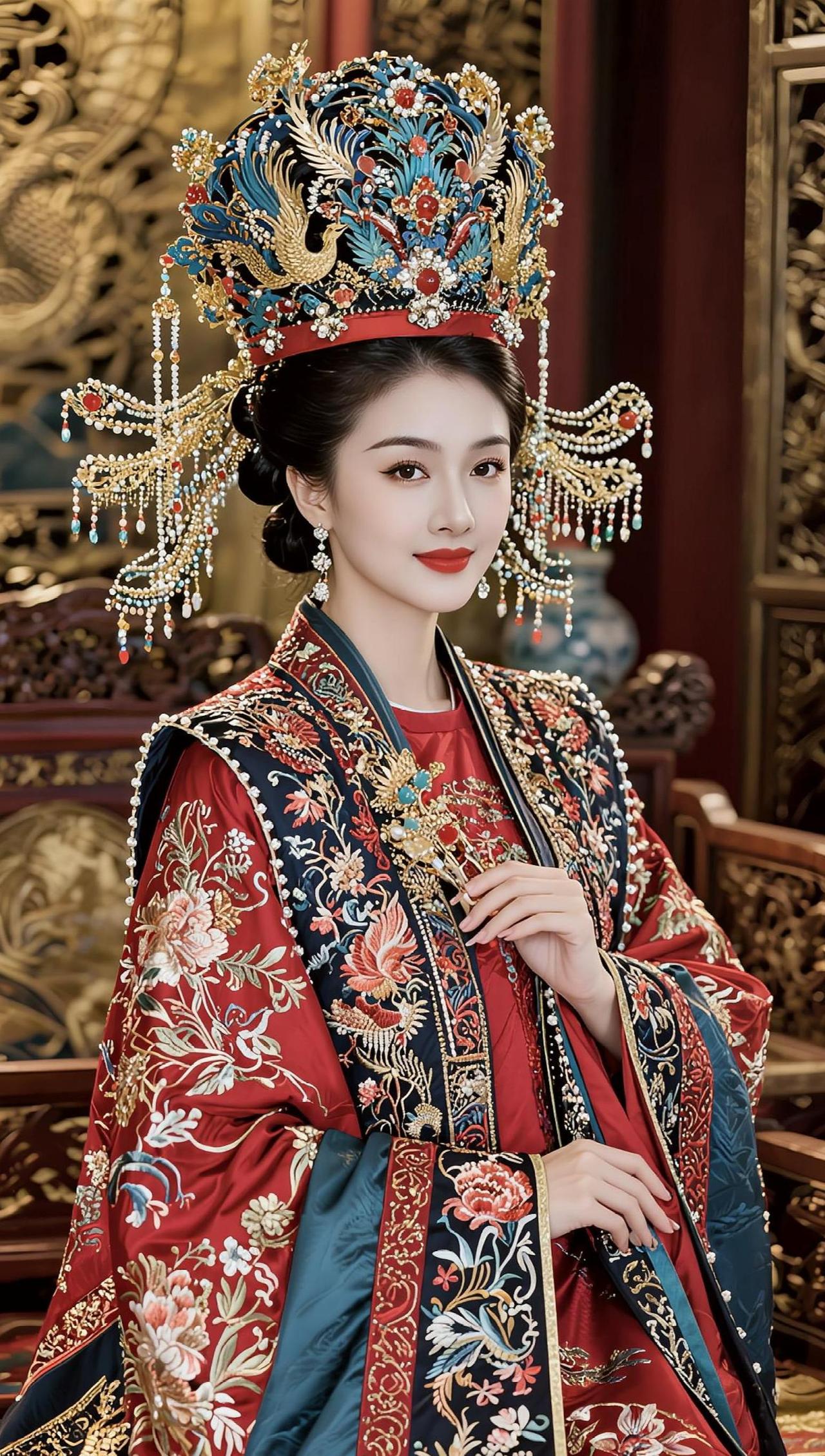 一袭红妆，一曲别离｜这才是中式凤冠该有的BGM