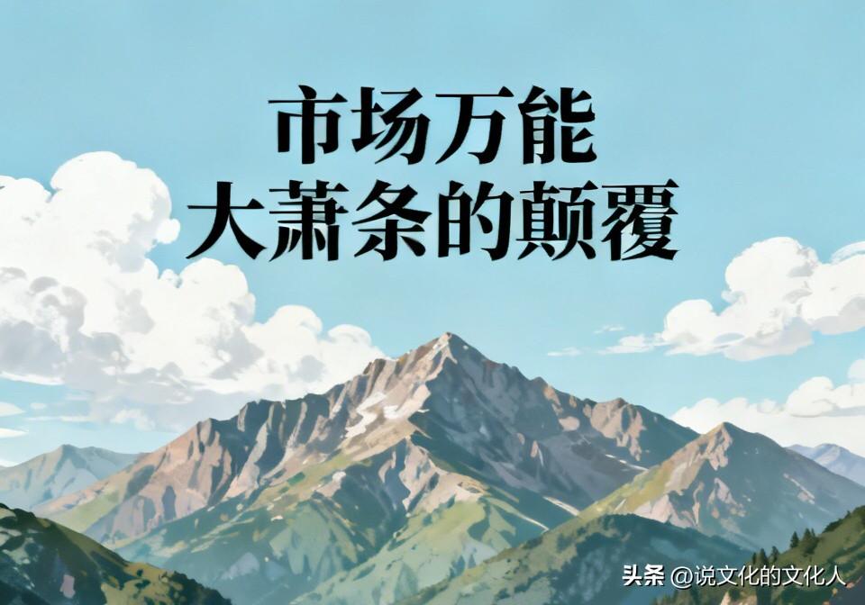 大众普遍听过“市场万能”说法，但西方历史上的大萧条，会直接颠覆你的认知。

有些
