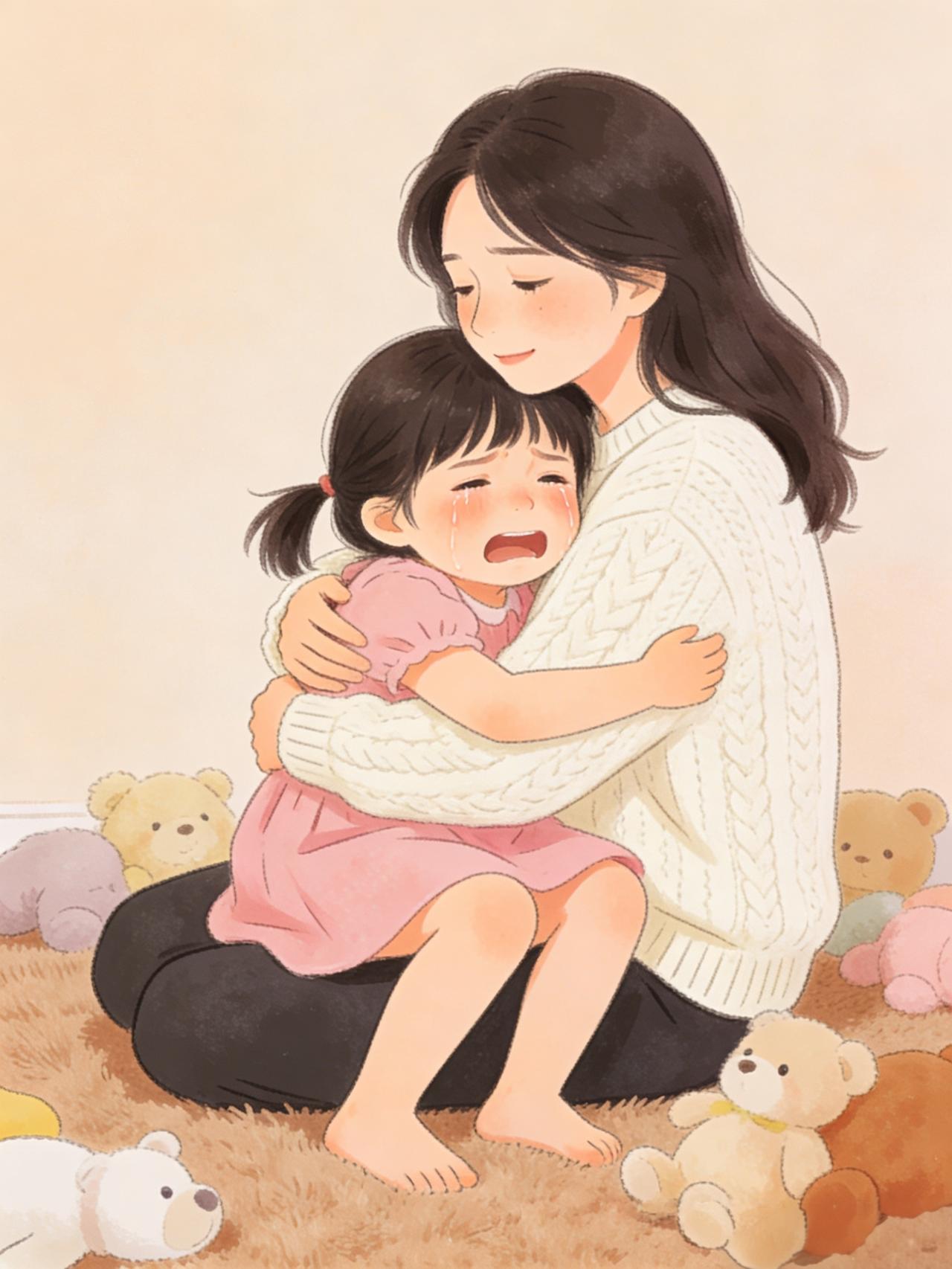 孩子哭就吼憋回去？别再用爱伤害娃了！
 
看到商场里那个被妈妈吼不许哭的小朋友，