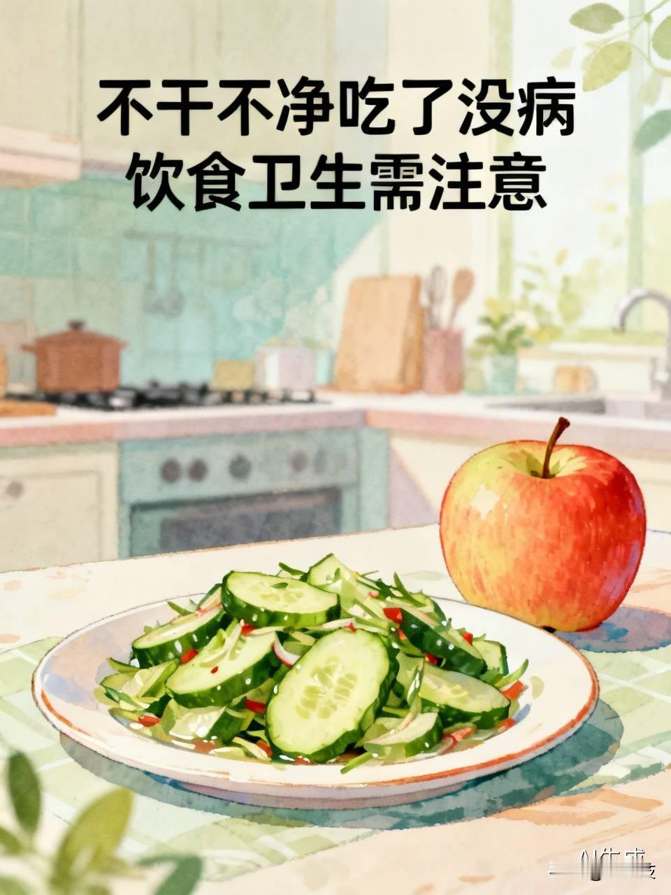 前阵子我妈还在饭桌上把“不干不净吃了没病”挂嘴边，转头就把掉在餐桌上沾了点面包屑