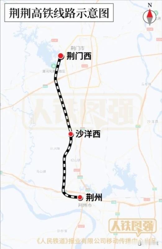 荆荆高铁预计今年底通车，湖北第四大高铁枢纽即将诞生

谈到湖北省“市市通高铁”目