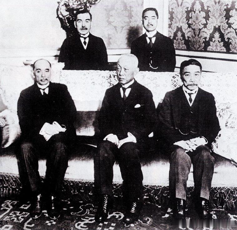 1919年参加巴黎和会的日本代表，首席全权代表Saionji Kinmochi西