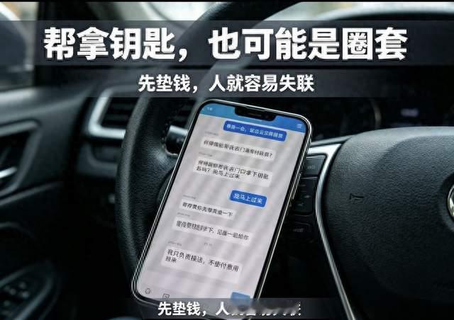 跑网约车千万别心软！乘客让帮忙拿钥匙垫钱，全是新型套路骗局