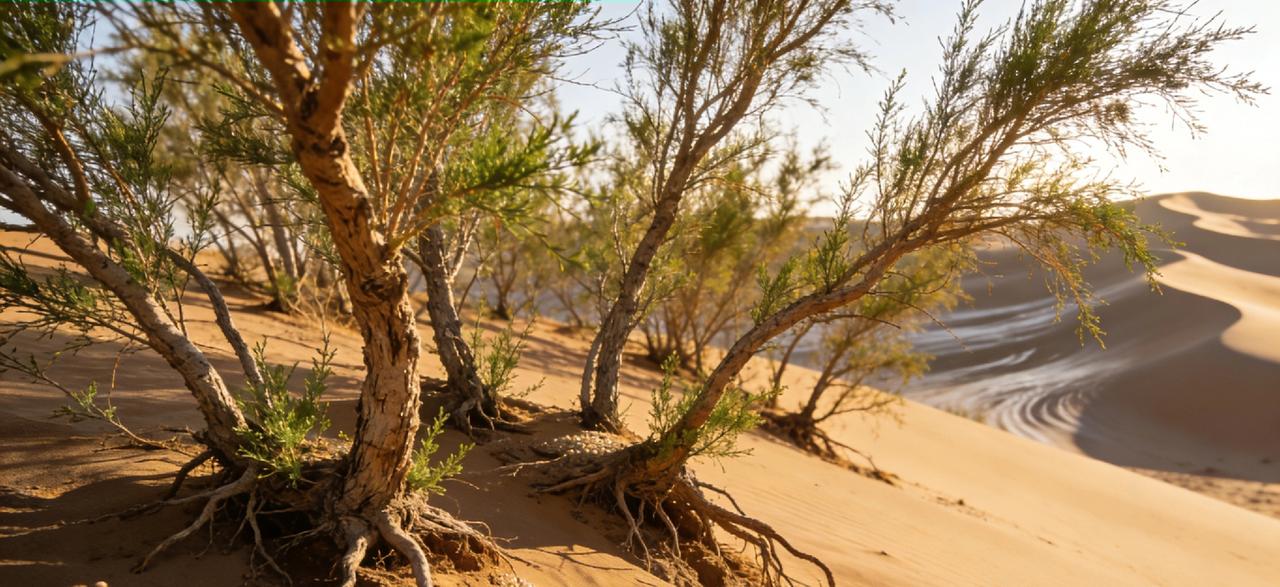 梭梭树凭什么治住沙漠？它的防风，固沙的原理是什么？

        你见过沙漠