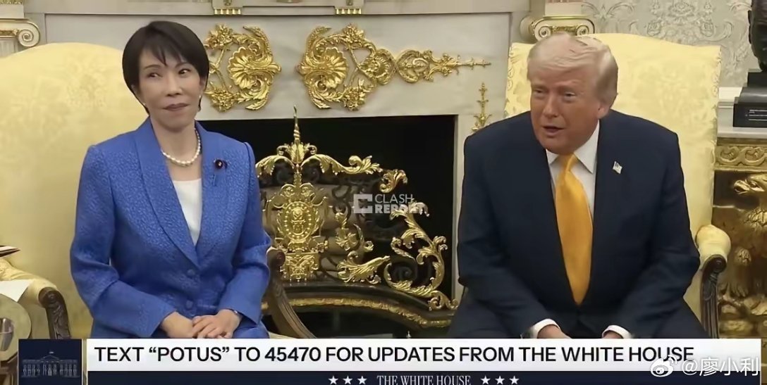 特朗普提偷袭珍珠港高市表情微妙在白宫椭圆形办公室双边会晤中的短暂开放记者问答环节