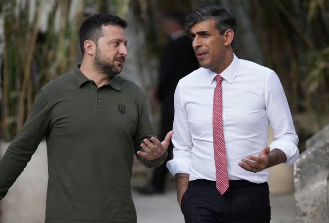 欧媒称，英国前首相苏纳克已经成为了乌克兰总统泽连斯基的顾问了，主要是为乌克兰提供